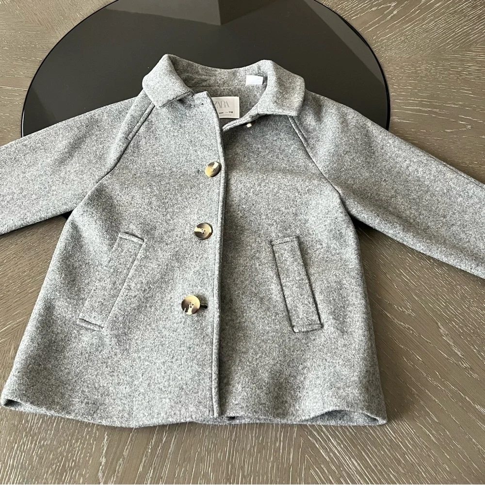 Zara Kids‎ Gray Pea Coat